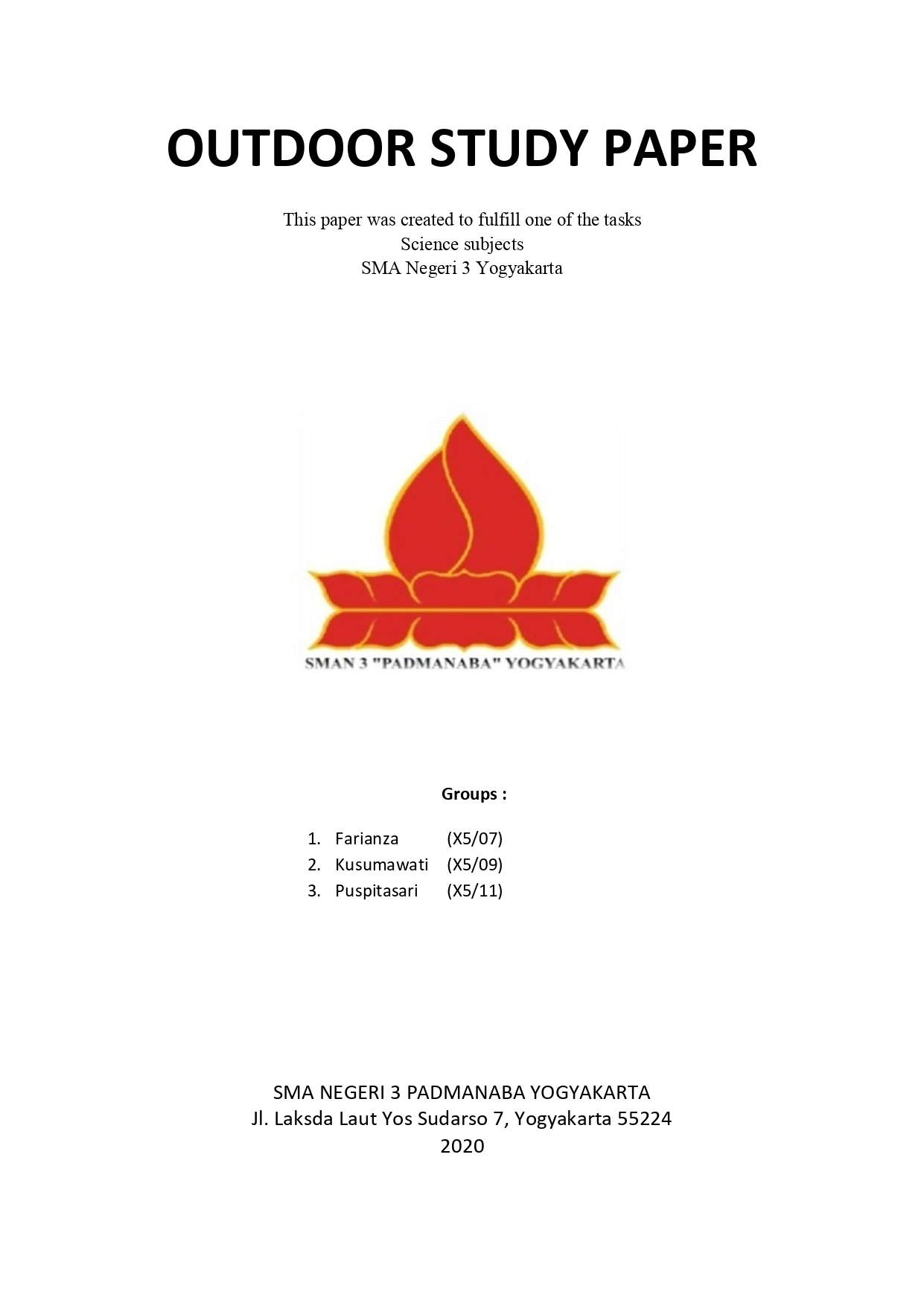 Detail Contoh Laporan Kegiatan Dalam Bahasa Inggris Nomer 33