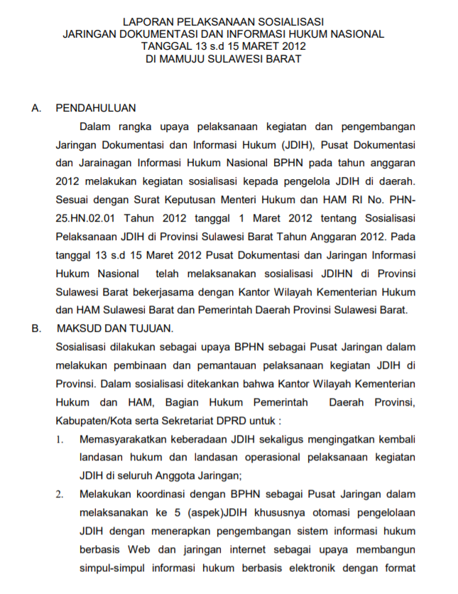 Detail Contoh Laporan Pertanggungjawaban Kegiatan Pelatihan Nomer 14