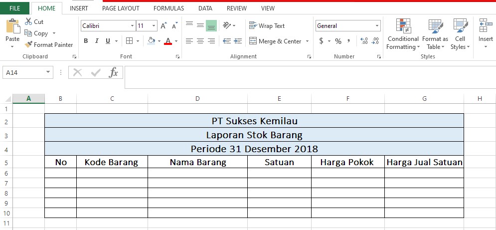 Detail Contoh Laporan Stock Opname Persediaan Nomer 15