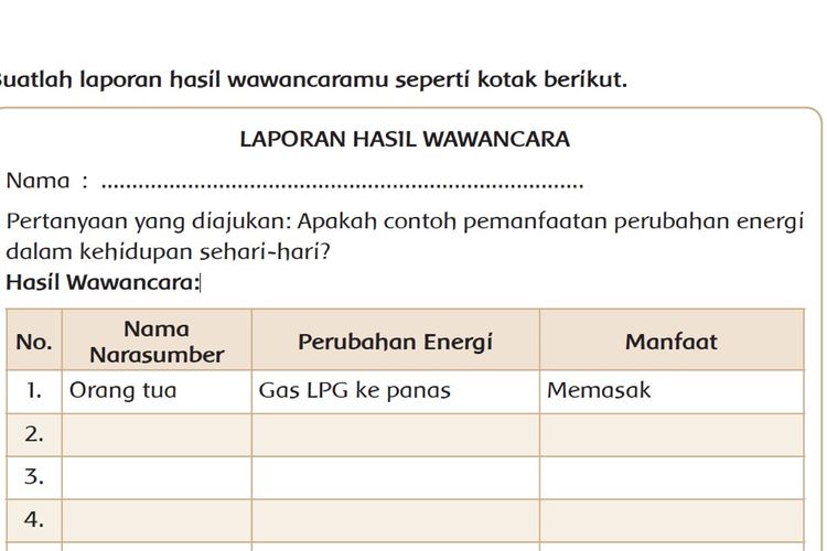 Detail Contoh Laporan Wawancara Nomer 30