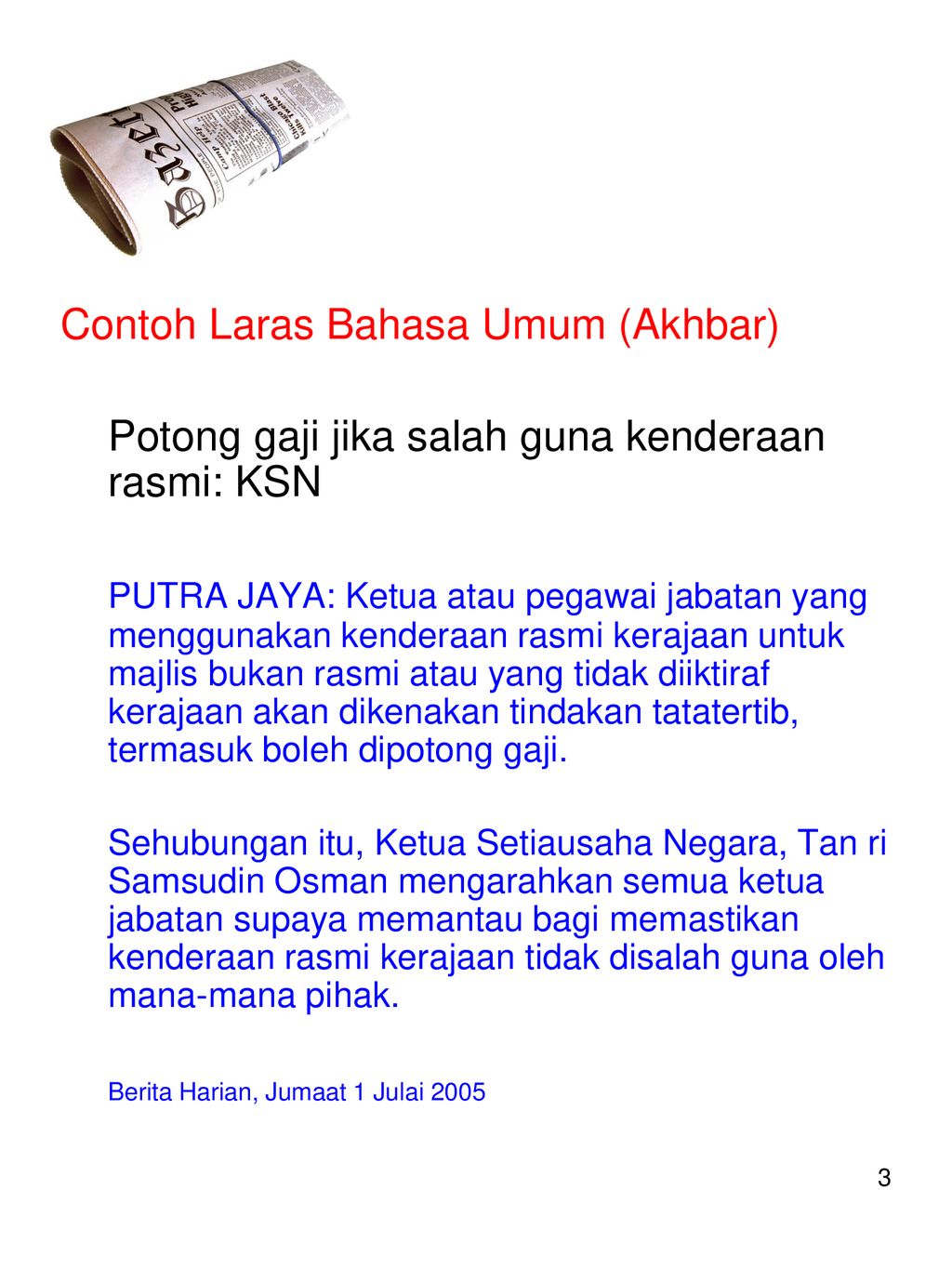 Detail Contoh Laras Bahasa Nomer 9