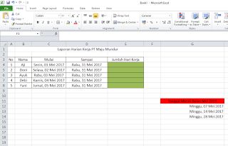 Detail Contoh Latihan Excel Nomer 21