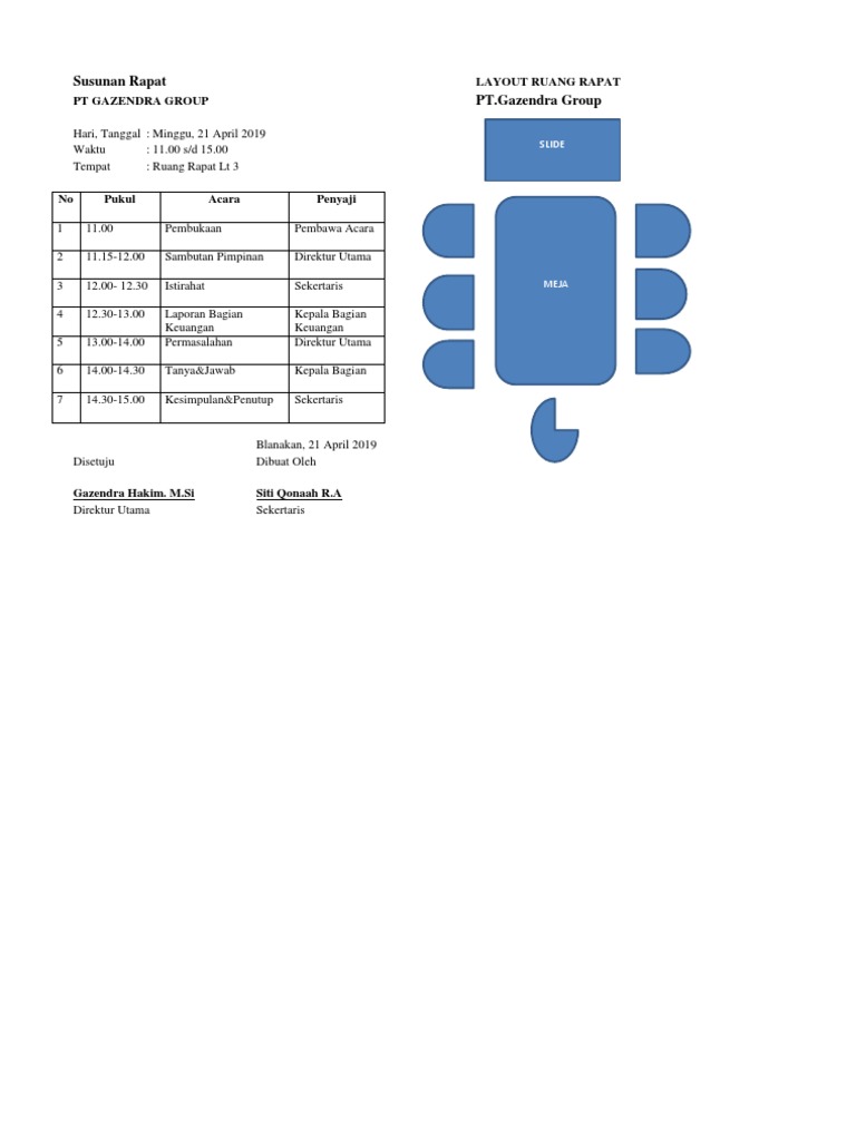 Detail Contoh Layout Ruang Rapat Nomer 19