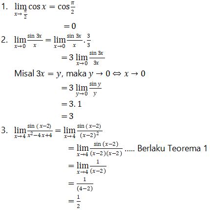 Detail Contoh Limit Fungsi Trigonometri Nomer 3