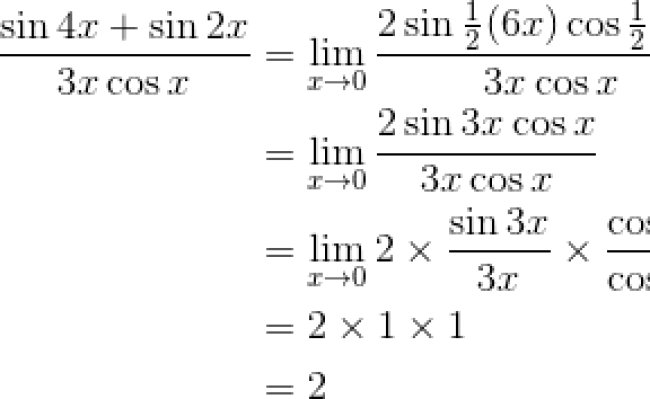 Detail Contoh Limit Fungsi Trigonometri Nomer 6