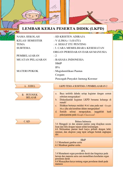 Detail Contoh Lkpd Bahasa Indonesia Nomer 19