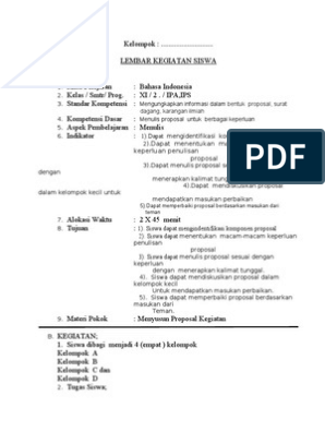 Detail Contoh Lkpd Bahasa Indonesia Nomer 49