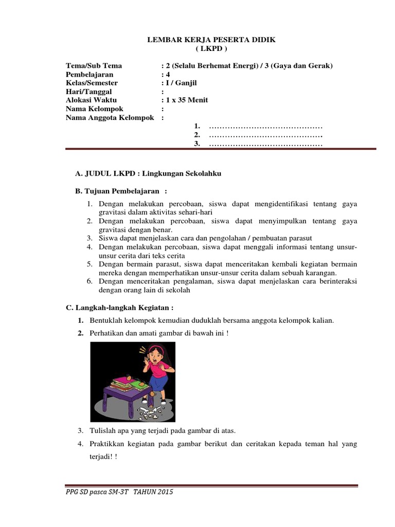 Detail Contoh Lkpd Bahasa Indonesia Nomer 52