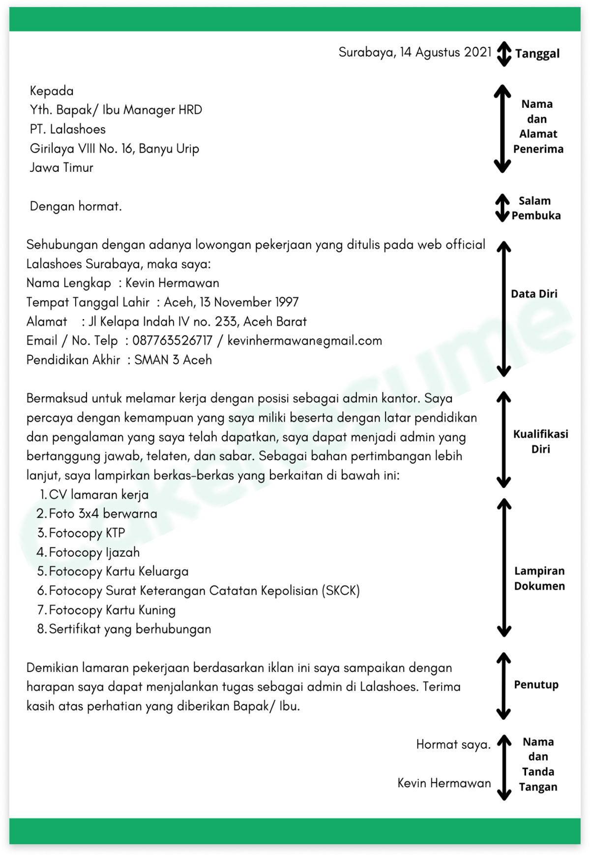 Detail Contoh Lowongan Pekerjaan Beserta Surat Lamarannya Nomer 35