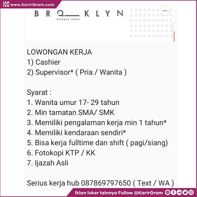 Detail Contoh Lowongan Pekerjaan Untuk Wanita Nomer 17