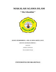 Detail Contoh Ma Rifatullah Dalam Kehidupan Sehari Hari Nomer 21