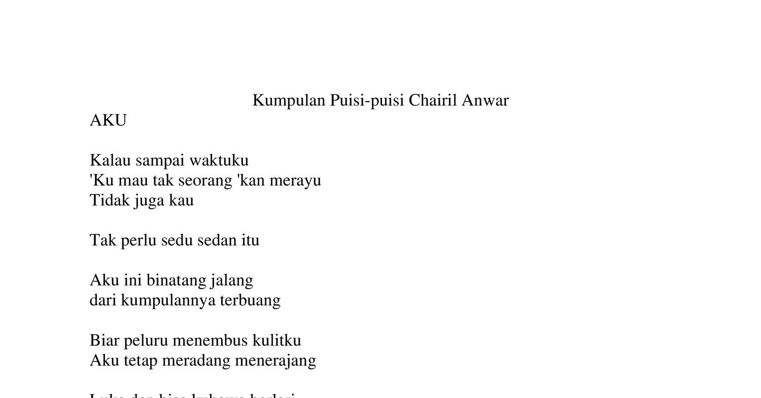 Detail Contoh Macam Macam Puisi Koleksi Nomer 18 - Contoh Macam Macam Puisi 18