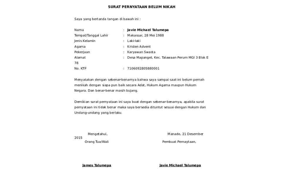 Detail Contoh Macam Macam Surat Perjanjian Nomer 51