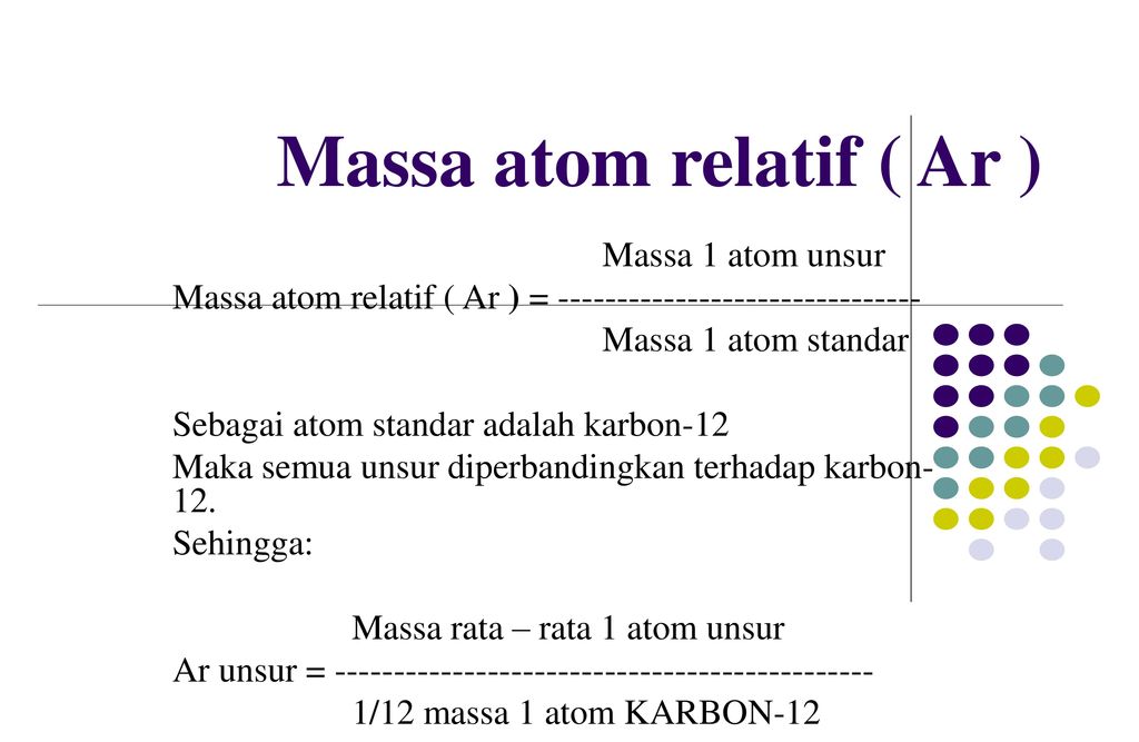 Detail Contoh Massa Molekul Relatif Nomer 15