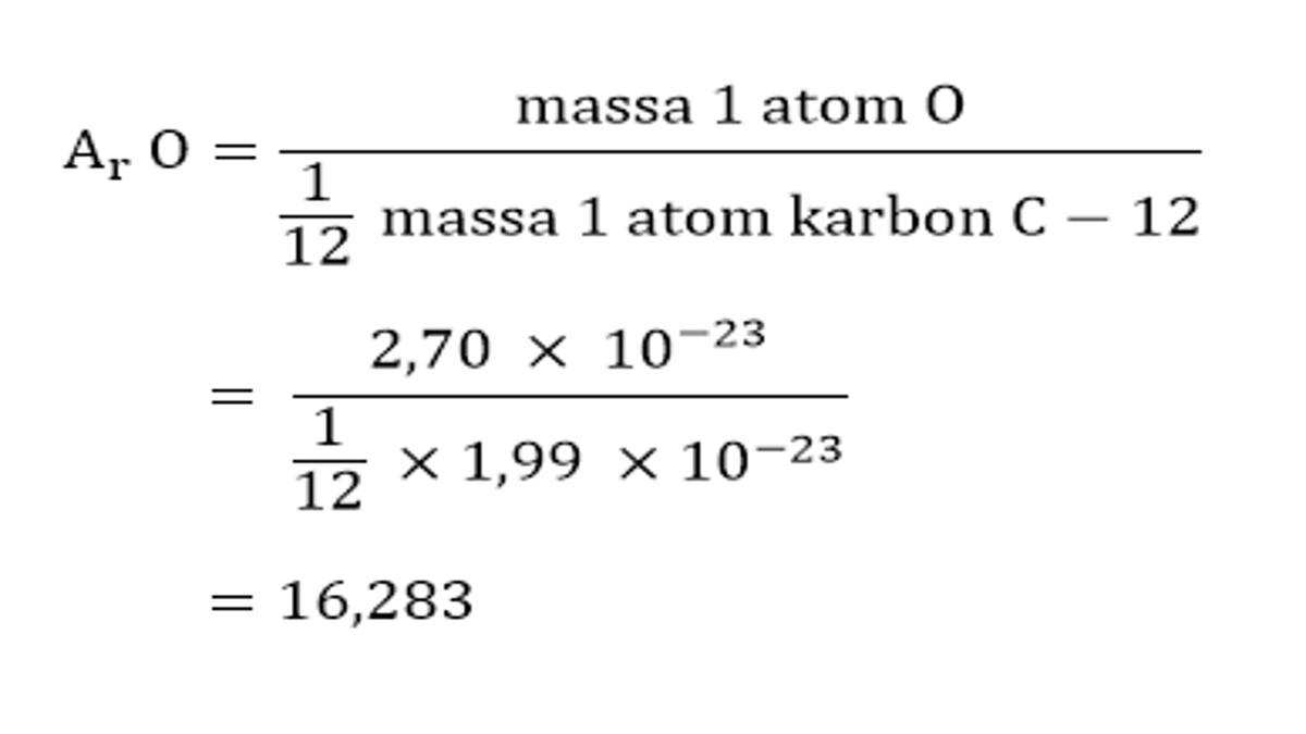 Detail Contoh Massa Molekul Relatif Nomer 4