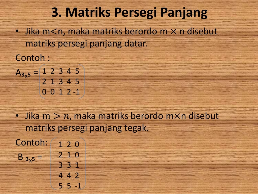 Detail Contoh Matriks Persegi Nomer 11