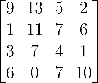 Detail Contoh Matriks Persegi Nomer 16