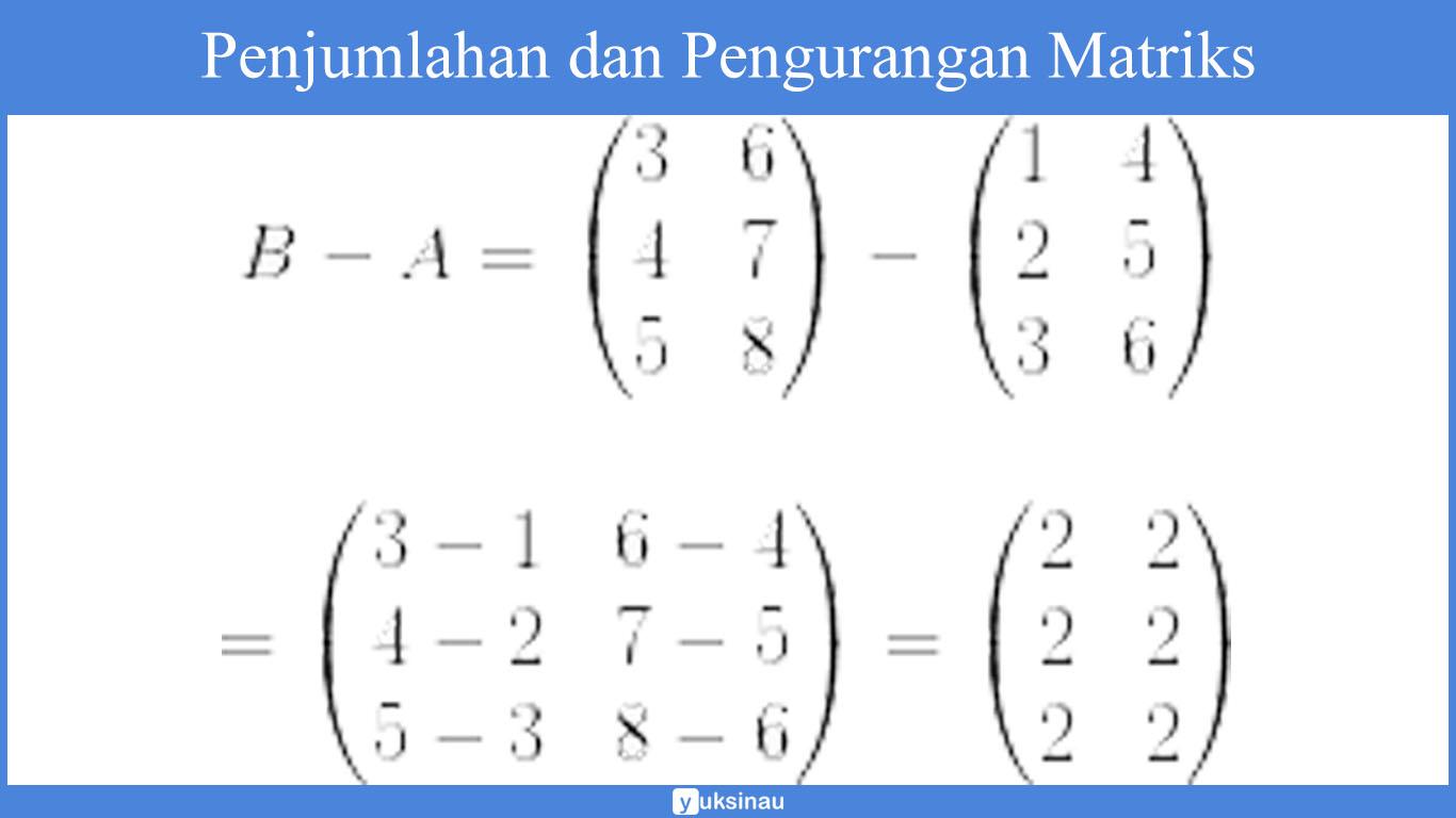 Detail Contoh Matriks Persegi Nomer 49