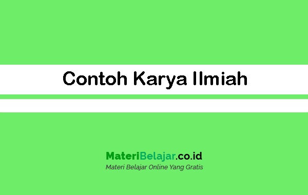 Detail Contoh Membuat Artikel Ilmiah Nomer 36