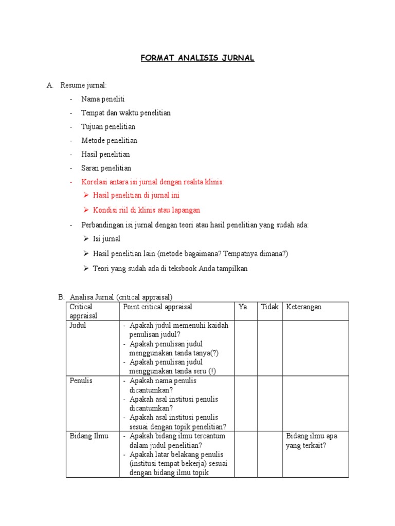 Detail Contoh Menganalisis Jurnal Nomer 13