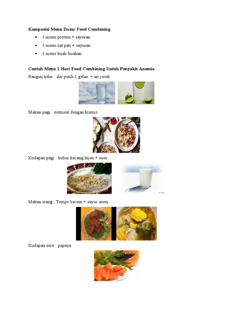 Detail Contoh Menu Makanan Untuk Anemia Nomer 7