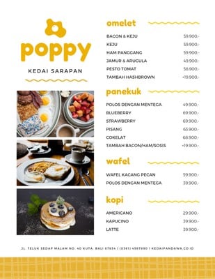 Detail Contoh Menu Restoran Dalam Bahasa Inggris Nomer 6