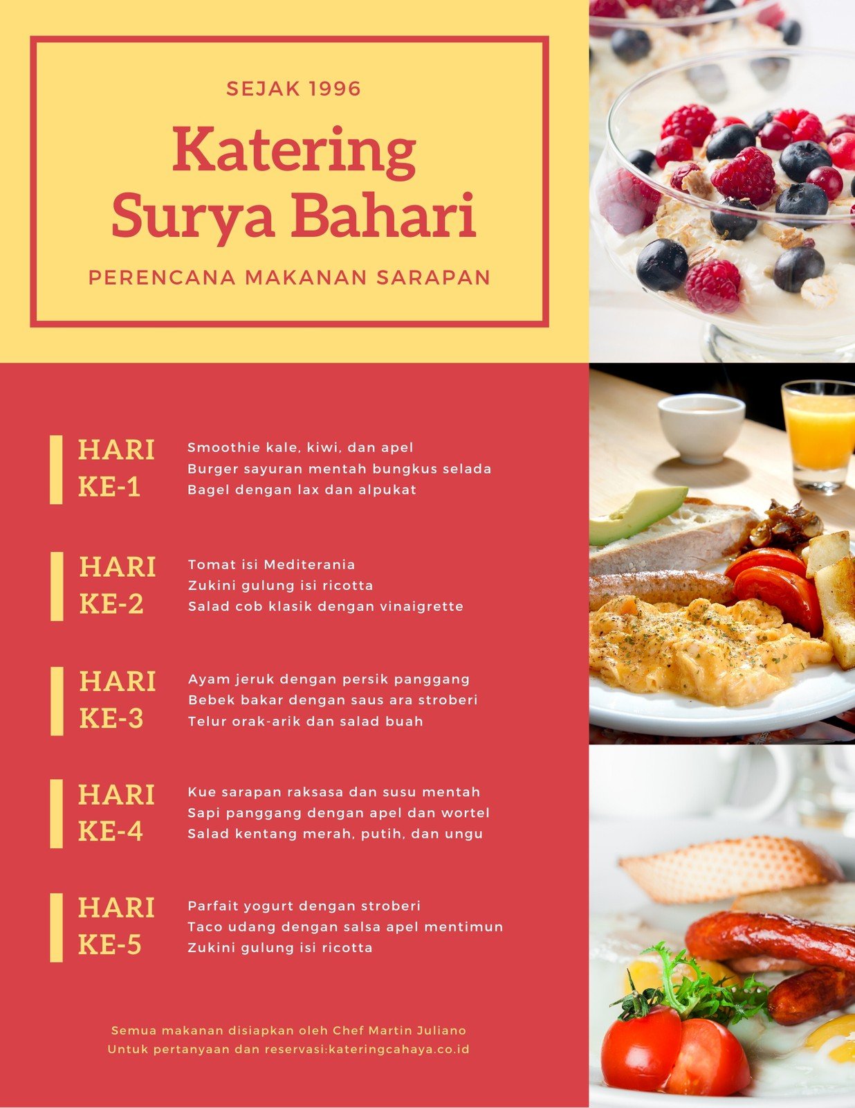 Detail Contoh Menu Sarapan Pagi Nomer 5