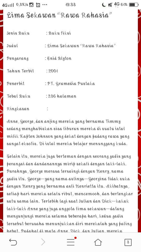 Detail Contoh Merangkum Buku Fiksi Nomer 7