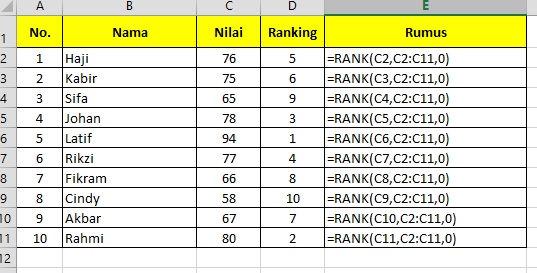 Detail Contoh Microsoft Excel Nomer 12