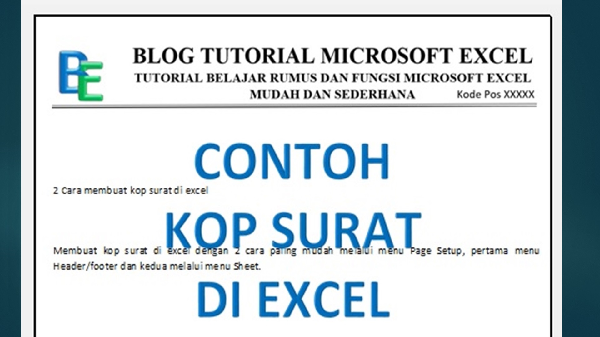 Detail Contoh Microsoft Excel Nomer 47