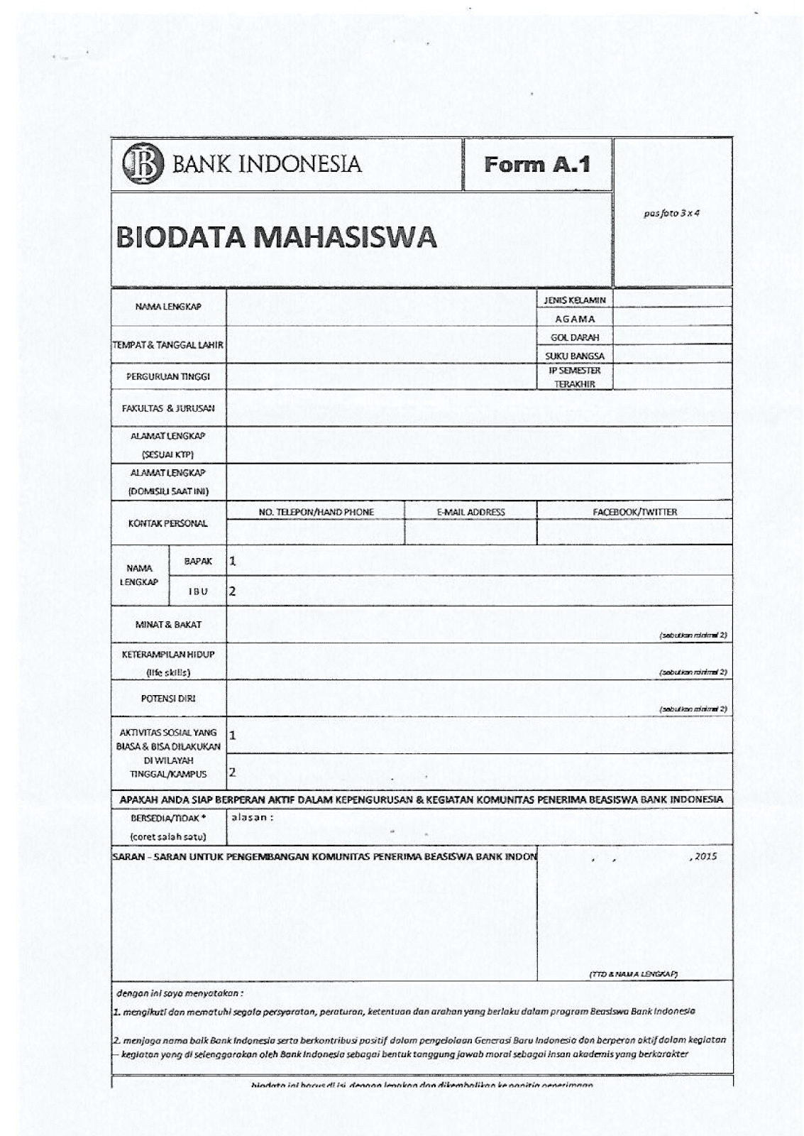 Detail Contoh Minat Dan Bakat Untuk Beasiswa Nomer 20