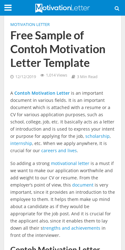 Detail Contoh Motivation Letter Untuk Magang Nomer 34