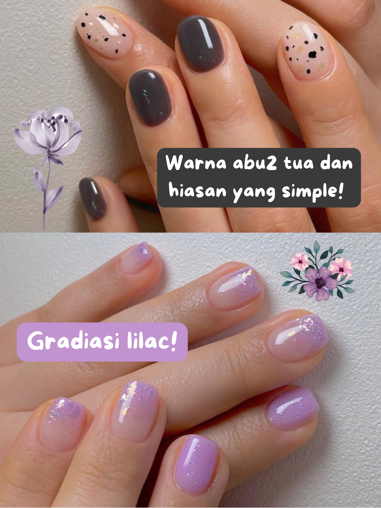 Detail Contoh Nail Art Untuk Kuku Pendek Nomer 10