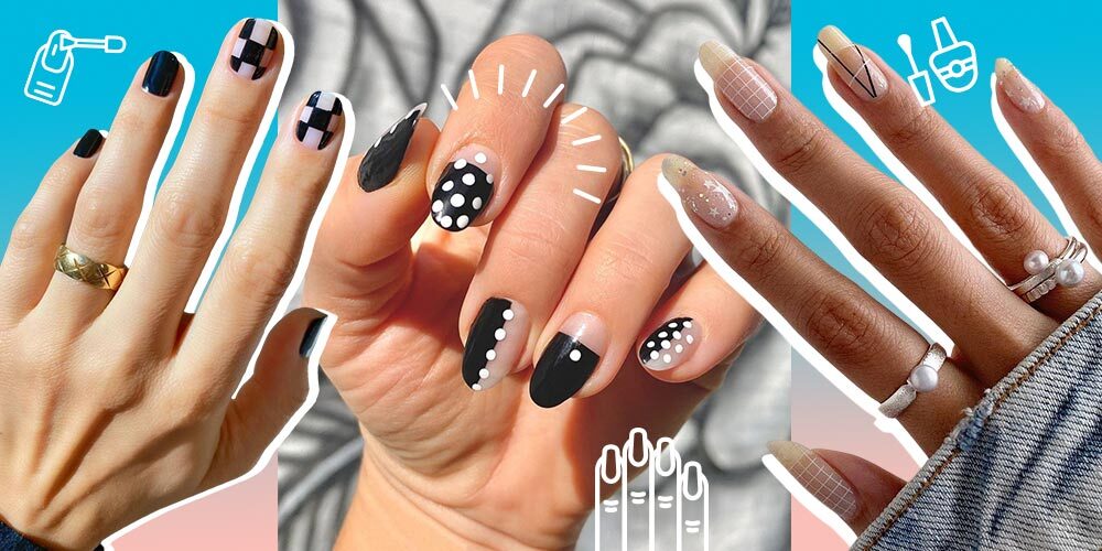 Detail Contoh Nail Art Untuk Kuku Pendek Nomer 27