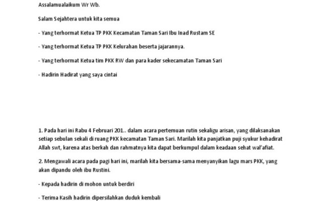 Detail Contoh Naskah Pembawa Acara Koleksi Nomer 13