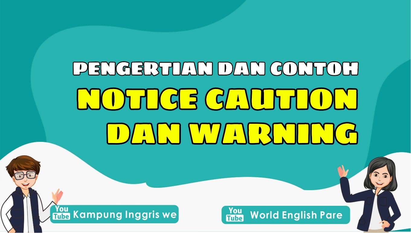 Detail Contoh Notice Dalam Bahasa Inggris Nomer 45