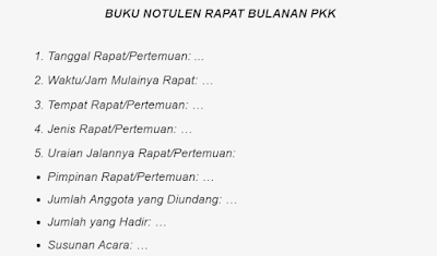 Detail Contoh Notulen Rapat Desa Nomer 33