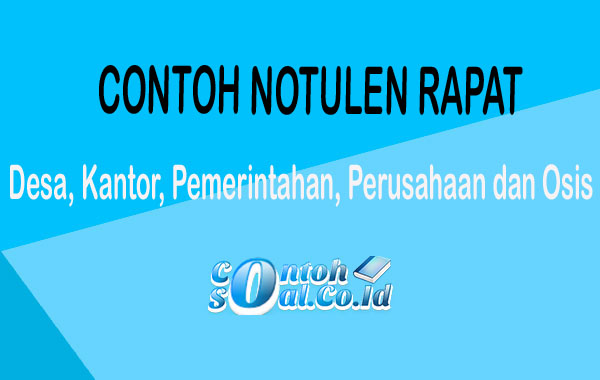 Detail Contoh Notulen Rapat Karang Taruna Nomer 47