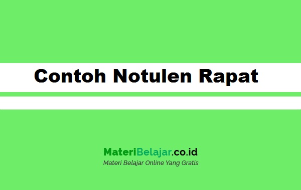 Detail Contoh Notulen Rapat Osis Nomer 31