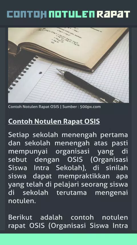 Detail Contoh Notulen Rapat Osis Nomer 36