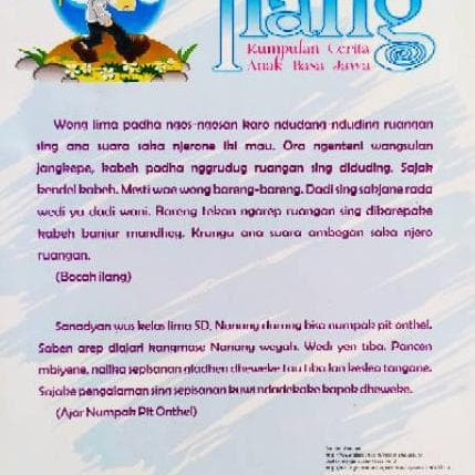 Detail Contoh Novel Bahasa Jawa Nomer 3