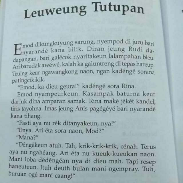 Detail Contoh Novel Bahasa Sunda Lengkap Nomer 11