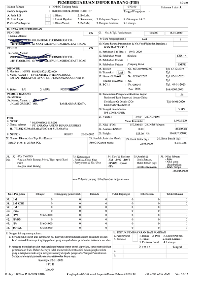 Download Contoh Packing List Pengiriman Barang Nomer 17