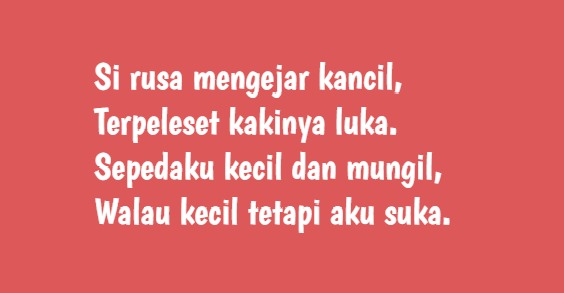 Contoh Pantun Olahraga Kesukaanku - KibrisPDR