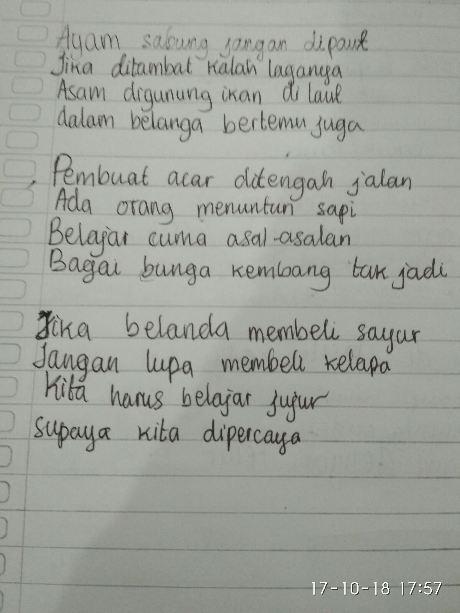 Detail Contoh Pantun Teka Teki Beserta Maknanya Nomer 21