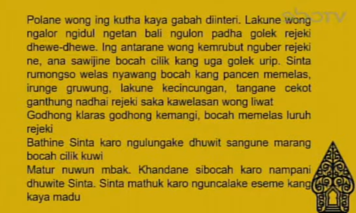 Detail Contoh Panyandra Bahasa Jawa Nomer 22