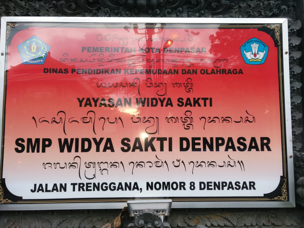 Detail Contoh Papan Nama Aksara Bali Nomer 15