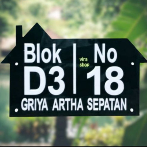 Detail Contoh Papan Nama Blok Perumahan Nomer 5