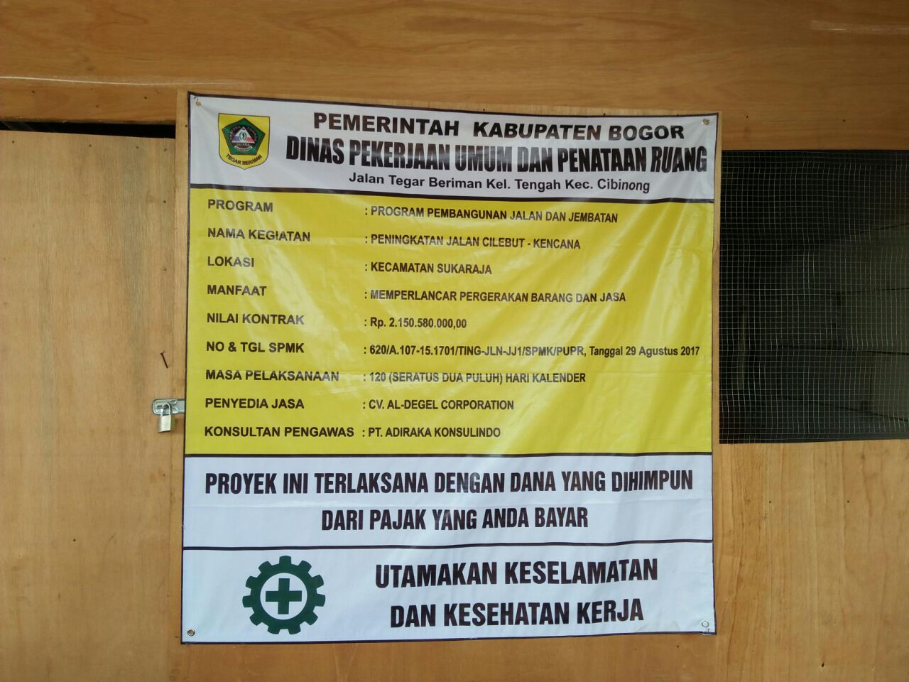 Detail Contoh Papan Nama Proyek Nomer 20