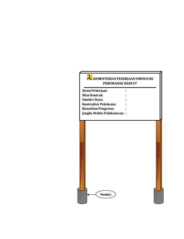 Detail Contoh Papan Nama Proyek Nomer 28